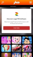 How gamessakhr.com looks like on a mobile device such as an iPhone.