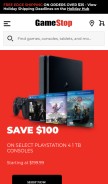 How gamestop.com looks like on a mobile device such as an iPhone.