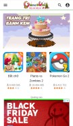 How gamevui.com looks like on a mobile device such as an iPhone.