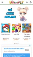 How gamevui.vn looks like on a mobile device such as an iPhone.