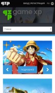 How gamexp.com looks like on a mobile device such as an iPhone.