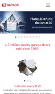 How garaga.com looks like on a mobile device such as an iPhone.