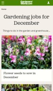 How gardenersworld.com looks like on a mobile device such as an iPhone.