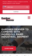 How gardnerdenver.com looks like on a mobile device such as an iPhone.