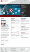 How gardnerweb.com looks like on a mobile device such as an iPhone.