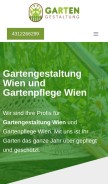 How garten-gestaltung.co.at looks like on a mobile device such as an iPhone.