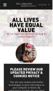 How gatesfoundation.org looks like on a mobile device such as an iPhone.