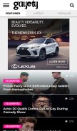 How gayety.co looks like on a mobile device such as an iPhone.