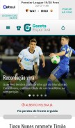 How gazetaesportiva.com looks like on a mobile device such as an iPhone.