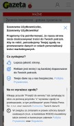 How gazetawroclawska.pl looks like on a mobile device such as an iPhone.