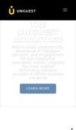 How gbcblue.com looks like on a mobile device such as an iPhone.