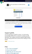How gdurl.com looks like on a mobile device such as an iPhone.