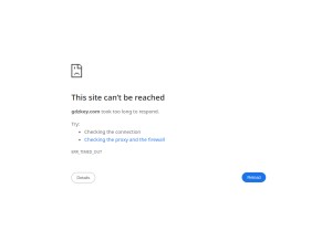 How gdzkey.com looks like on a tablet such as an iPad.