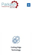 How gears-manufacturers.in looks like on a mobile device such as an iPhone.