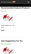 How geartogetout.com looks like on a mobile device such as an iPhone.