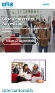 How ged.com looks like on a mobile device such as an iPhone.