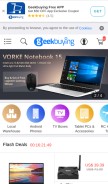 How geekbuying.com looks like on a mobile device such as an iPhone.