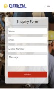 How geekenclutchplates.com looks like on a mobile device such as an iPhone.
