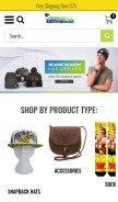 How geekfashion.ca looks like on a mobile device such as an iPhone.