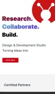 How geekyants.com looks like on a mobile device such as an iPhone.