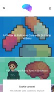 How geekymedics.com looks like on a mobile device such as an iPhone.