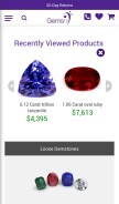 How gemsny.com looks like on a mobile device such as an iPhone.