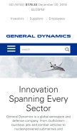 How gendyn.com looks like on a mobile device such as an iPhone.