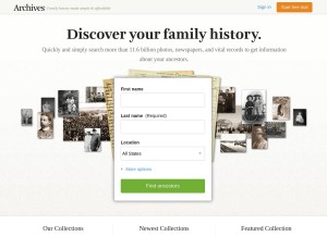 How genealogyaffiliates.com looks like on a tablet such as an iPad.