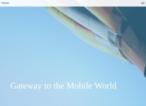 How generalmobi.com looks like on a tablet such as an iPad.