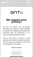 How generation-nt.com looks like on a mobile device such as an iPhone.
