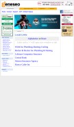 How geneseo.net looks like on a mobile device such as an iPhone.