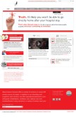 How genesishcc.com looks like on a mobile device such as an iPhone.