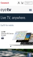 How geniatech.eu looks like on a mobile device such as an iPhone.