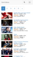 How genvideos.co looks like on a mobile device such as an iPhone.