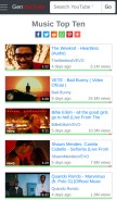 How genyoutube.net looks like on a mobile device such as an iPhone.