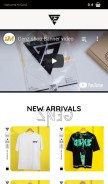How genz.shop looks like on a mobile device such as an iPhone.