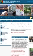 How geographyfieldwork.com looks like on a mobile device such as an iPhone.