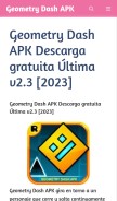 How geometrydeshapk.com looks like on a mobile device such as an iPhone.