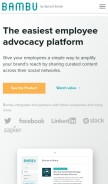 How getbambu.com looks like on a mobile device such as an iPhone.
