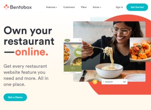 How getbento.com looks like on a tablet such as an iPad.