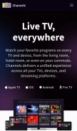 How getchannels.com looks like on a mobile device such as an iPhone.