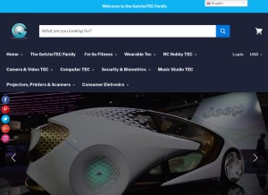 How getchatec.com looks like on a tablet such as an iPad.