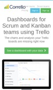How getcorrello.com looks like on a mobile device such as an iPhone.