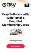 How geteasysoftware.com looks like on a mobile device such as an iPhone.