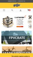 How getfpv.com looks like on a mobile device such as an iPhone.
