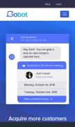 How getgobot.com looks like on a mobile device such as an iPhone.