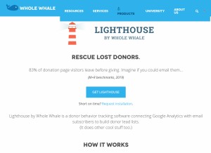 How getlighthouse.io looks like on a tablet such as an iPad.
