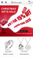 How getnamenecklace.com looks like on a mobile device such as an iPhone.