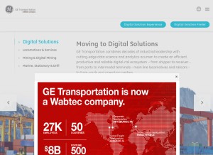How getransportation.com looks like on a tablet such as an iPad.