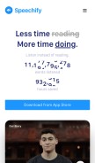 How getspeechify.com looks like on a mobile device such as an iPhone.